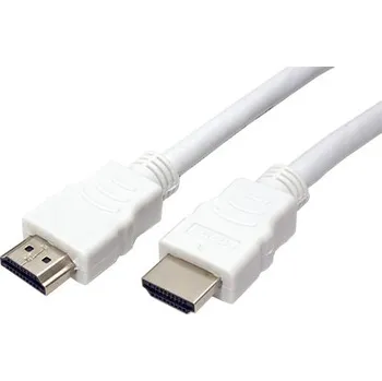 Video kabel Value High Speed HDMI kabel s Ethernetem, HDMI M - HDMI M, bílý, 10m - 11.99.5710