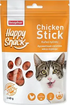 Pamlsek pro kočku Beaphar Happy Snack Cat Chicken Stick 40 g