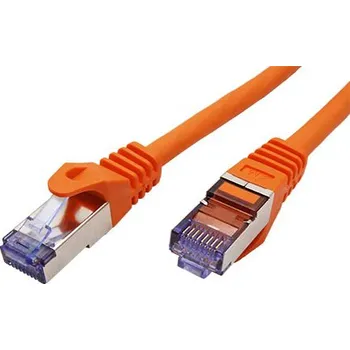 Síťový kabel ROLINE S/FTP patchkabel kat. 6a, Component Level, LSOH, 1,5m, oranžový - 21.15.2874