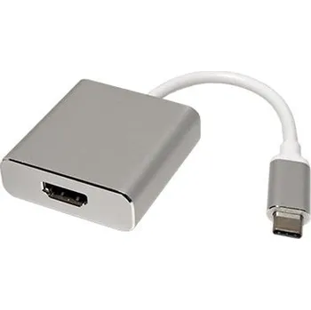 Datové redukce ROLINE Adaptér USB C(M) -> HDMI A(F), 4K@60Hz, Alu - 12.03.3210