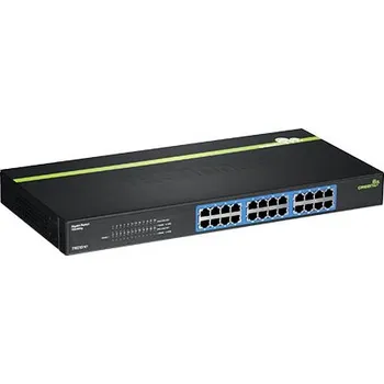 Počítač TRENDnet Ethernet přepínač 1Gb, 24 portů, černý, GREENnet (TEG-S24g) - 21.22.1052