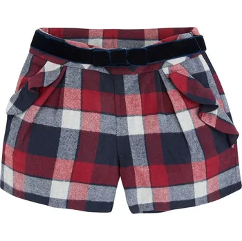 Dívčí sukně ZATEPLENÁ kalhotová sukně Mayoral - modročervená velikost: 116