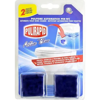 Čisticí prostředek na WC Pulirapid Active Blu 2 ks
