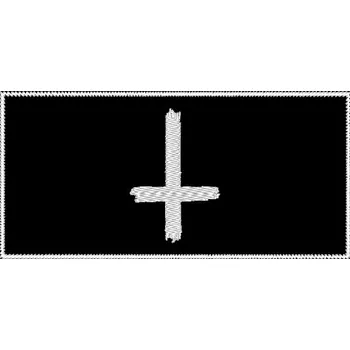 Nášivka nášivka Obrácený Kříž