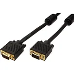 goobay HQ VGA kabel MD15HD-MD15HD, s ferity, DDC2, 20m, zlacené konektory (68140) - 11.92.5294