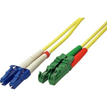 SECOMP Optický patchkabel E2000(APC) - LC, 9/125(single mode), duplex, LSOH, 5m - 21.16.7405