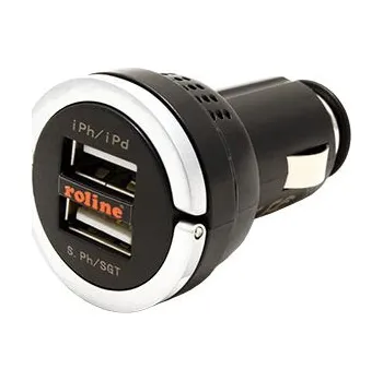 ROLINE Napájecí adaptér do auta 2x USB, 5V DC/ 3100 mA - 19.07.1054
