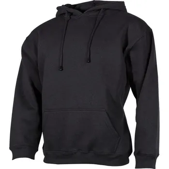 Pánská móda Mikina s kapucí černá S