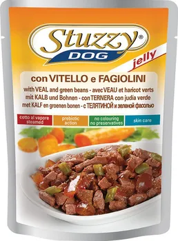 Krmivo pro psa Stuzzy Dog kapsička telecí/fazole v želé 100 g
