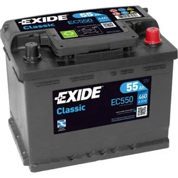 Autobaterie Exide Classic EC550 55Ah 12V 460A
