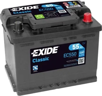 Autobaterie Exide Classic EC550 55Ah 12V 460A