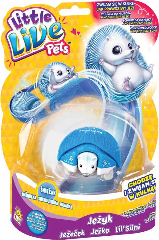 Little Live Pets Aktivní ježek Sněhulka - Zbozi.cz