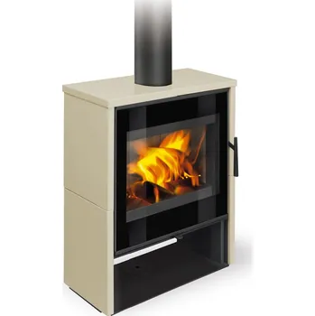 Krbová kamna kamna ROMOTOP ALEDO G keramika slonová kost 92360
