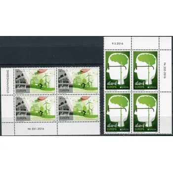 Poštovní známka Posti Aland (2016) MiNr. 425 - 426 ** - Aland - 4-bl - Europa: Šetrnost vůči životnímu prostředí