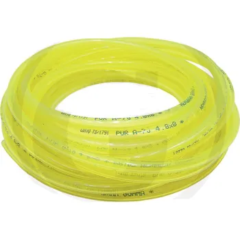 Univerzální palivová hadice průměr 2,4 mm čirý polyuretan pro čtyřtaktní motory délka 7,6m