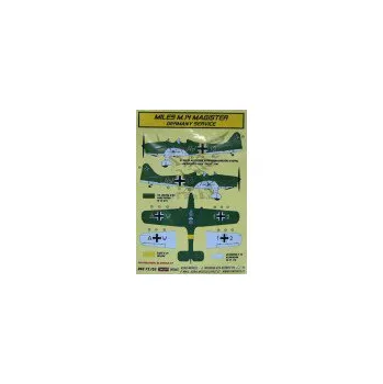 Plastikový model 1/72 Decals Miles M.14 Magister (Germany Service)