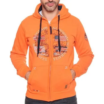 Pánská mikina Geographical Norway Gakto oranžová M