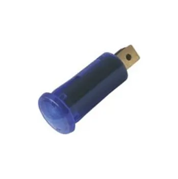 Auto elektroinstalace Kontrolka kulatá 12V modrá