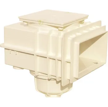 Bazénový Skimmer V20 ABS 240x140mm pro beton - MTS, bílý plast, 4.5kg (308301)