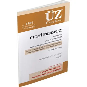 ÚZ 1204 Celní předpisy