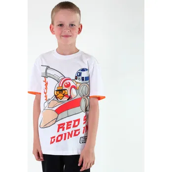 Pánské tričko tričko pánské dětské Angry Birds - Angry Birds / Star Wars - TV MANIA - SWAB 327 - 12/152