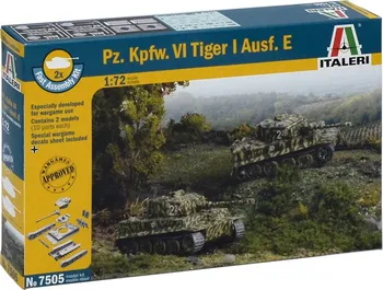 Plastikový model Italeri Easy Kit Pz.Kpfw.VI Tiger I Ausf.E 1:72