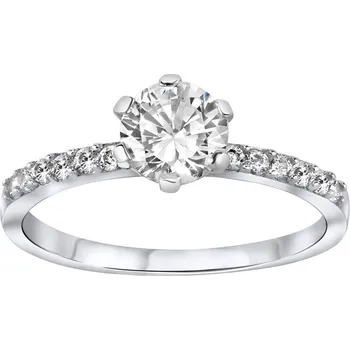 Prsten Stříbrný prsten se zirkony RTH154K