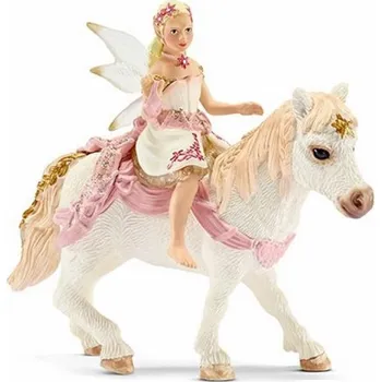 Figurka Schleich 70501 Křehká elfí víla jedoucí na poníkovi