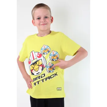 Pánské tričko tričko pánské dětské Angry Birds - Angry Birds / Star Wars - TV MANIA - SWAB 326 - 8/128