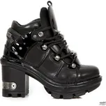 boty na podpatku dámské - CRUST NEGRO CHAROL NEGRO NEOTYRE - NEW ROCK - M.NEOTYRE01-C1