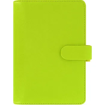 Filofax Saffiano Personal A6 týdenní 2022, limetkový