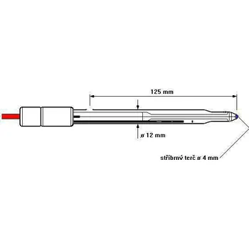 Příslušenství ke svářečce Elektroda titrační, kovová, Theta 90, Typ: BAT 103, dvouelektrodová platinová, Popis: Pro biamperometrické popř. bipotenciometrické titrace