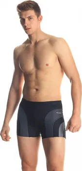 Pánské plavky Aqua-Speed Sasha černo/šedé