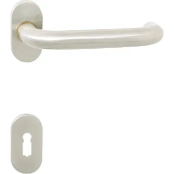 Dveřní kování Cobra dveřní kování UFO R ovál (nerez) Provedení: K PZ RE (klika pravá/koule pro FAB)