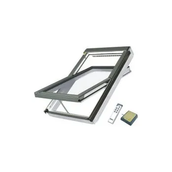 Okno Střešní okno dřevěné kyvné bezúdržbové FAKRO FTU-V U3 FSC Electro Z-Wave 78x98