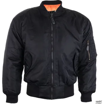 Pánský bomber bunda zimní pánské - MA 1 FLIGHT - OSX - 1520F-BLK