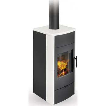 Krbová kamna ROMOTOP ESPERA 01 keramika champagne - teplovodní krbová kamna