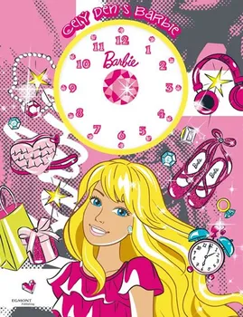 Leporelo Barbie: Celý den s Barbie kniha s hodinami - Mattel