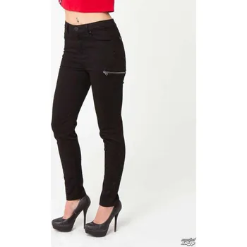 Dámské džíny kalhoty dámské METAL MULISHA - FRONT ROW - BLK - XS