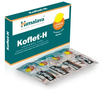 Přírodní produkt Himalaya Herbals Koflet-H s medem 12 pastilek