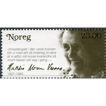 Poštovní známka (2007) MiNr. 1629 ** - Norsko - 100. narozeniny Halldis Moren Vesaas