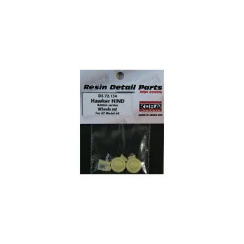 Plastikový model 1/72 Haker Hind British - Wheels set (AZ)