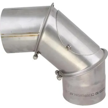 Kouřovod Nerezové koleno 0-90° / Ø150 mm regulovatelné
