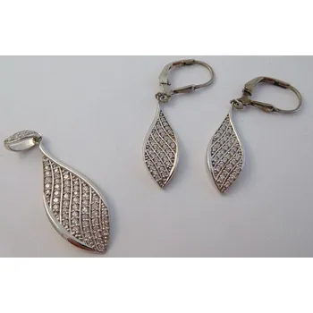 Souprava šperků Stříbrná souprava se zirkony F333