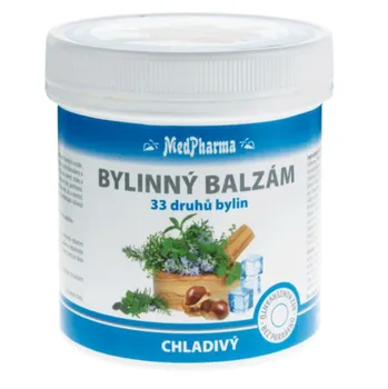 Bylinná léčivá mast MedPharma Bylinný balzám chladivý 250 ml