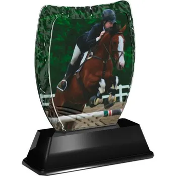 Cinkili Akrylátová trofej ACE2001M34 Dostihy Označení: A, Výška: 18 cm