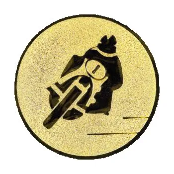 Cinkili Emblém CE076 moto Velikost: 2,5 cm, Barva: Bronz