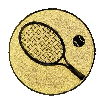Cinkili Emblém CE033 tenis Velikost: 2,5 cm, Barva: Zlato
