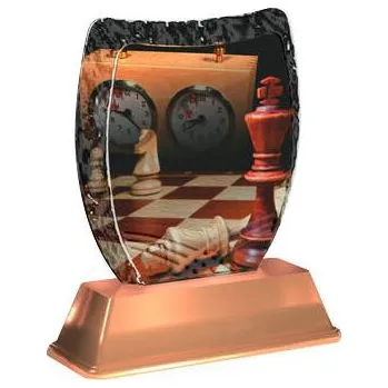 Cinkili Akrylátová trofej ACE2002M31 Šachy Označení: C, Výška: 14 cm