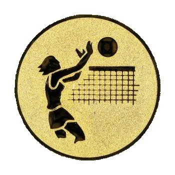 Cinkili Emblém CE020 volejbalistka Velikost: 2,5 cm, Barva: Bronz
